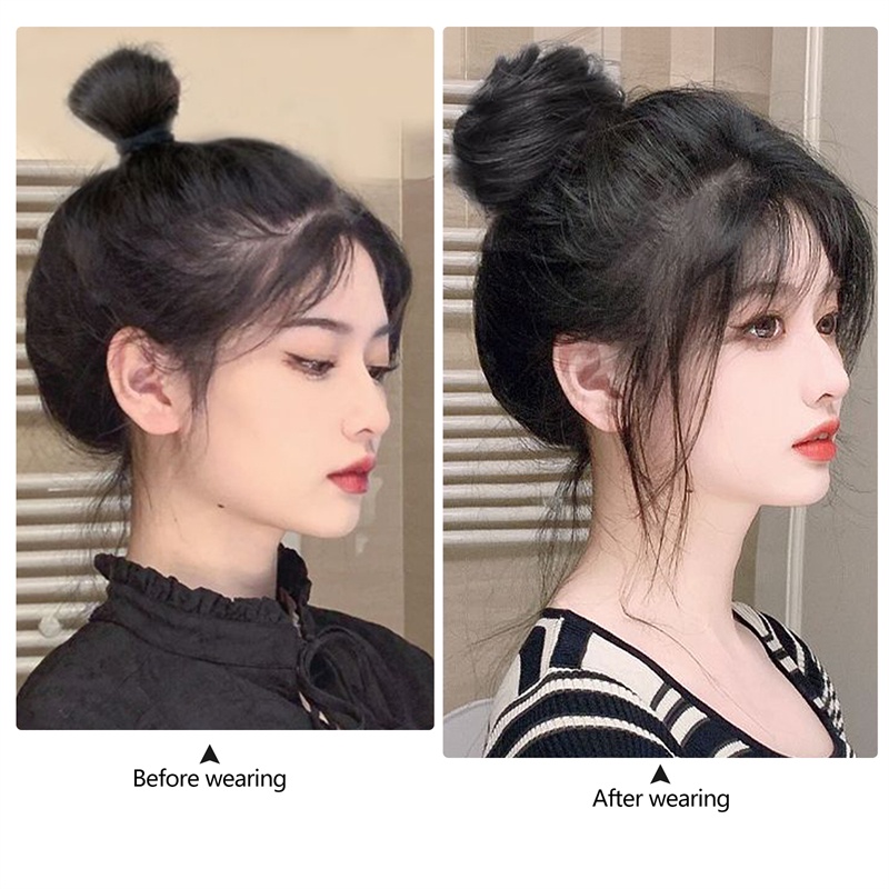 มวยผม มีทั้งผมปลอมและผมจริง แฮร์พีชมัดเกล้า วิกผมจุก วิกผมม้วน เพิ่มความมั่นใจสำหรับคนผมน้อย