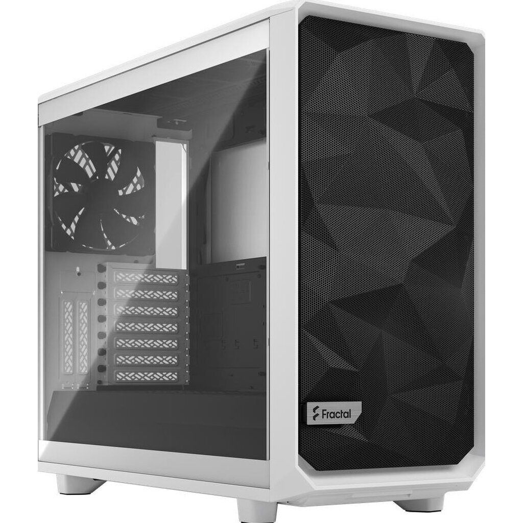 Fractal Design Meshify 2 White Clear Tinted Tempered Glass ATX Mid-Tower Case