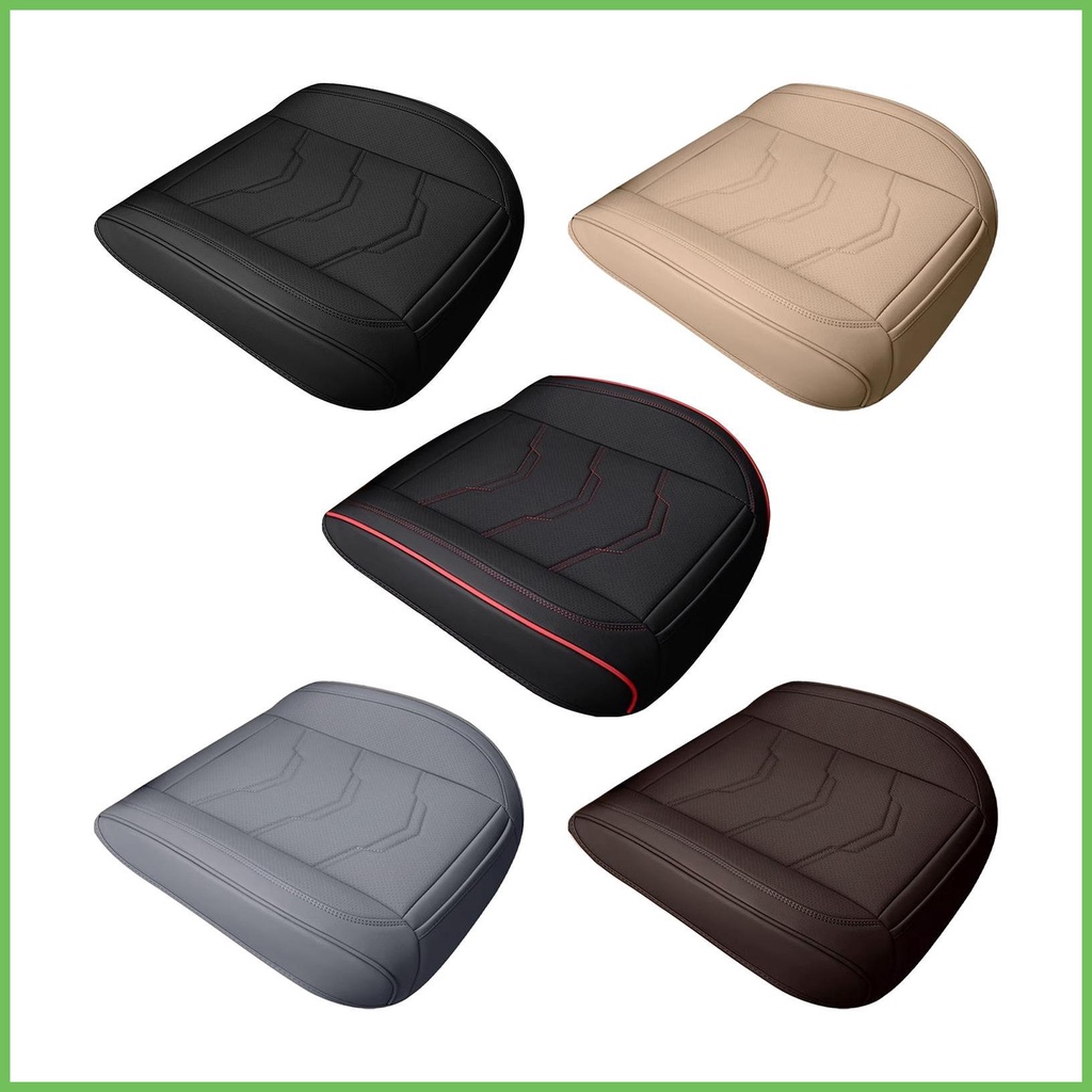 Wrap รอบฝาครอบที่นั่งด้านล่างฝาครอบที่นั่งด้านหน้ารถหนัง Cusion Pads Universal ยานพาหนะตกแต่ง haoyis