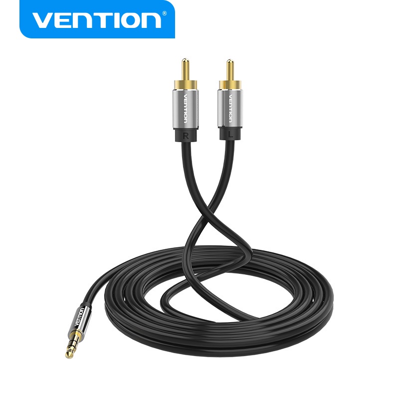 Vention RCA ถึง 3.5 มม.แจ ็ คสําหรับโฮมเธียเตอร ์ ลําโพง DVD TV