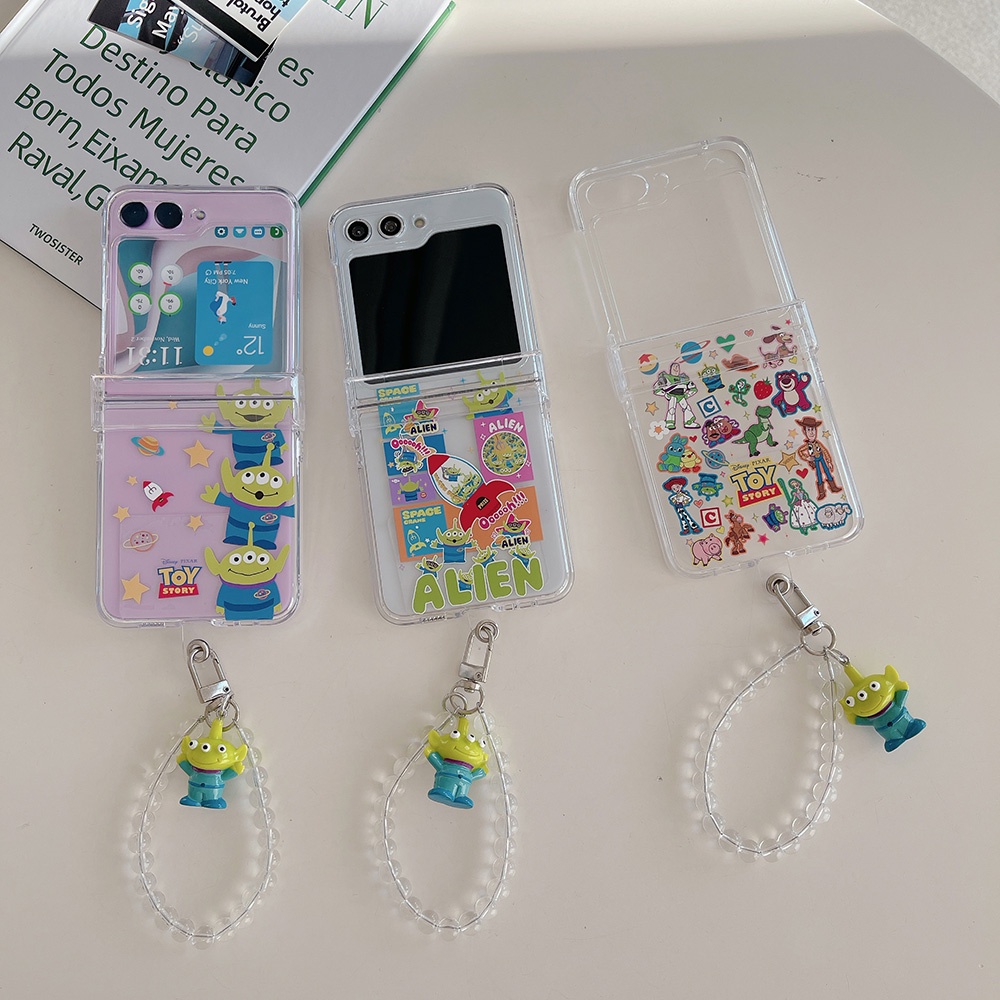 เคสใหม่สําหรับ Samsung Galaxy Z Flip7 FE 6 5 4 3 5G จี้เอลฟ์สามตา Pretty รวมทุกอย่างปลอกป้องกันสําหรับ Samsung Galaxy Z Flip Drop-proof ความคิดสร้างสรรค์ฝาครอบ
