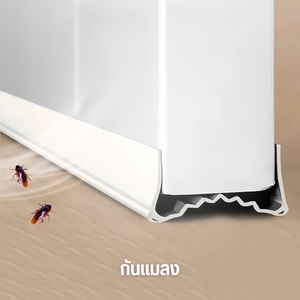 แถบปิดผนึกใต้ประตู, แถบปิดผนึกตะเข็บประตู, ป้องกันแมลงและแมลงสาบ, กันเสียงและกันฝุ่น - รูปที่ 2