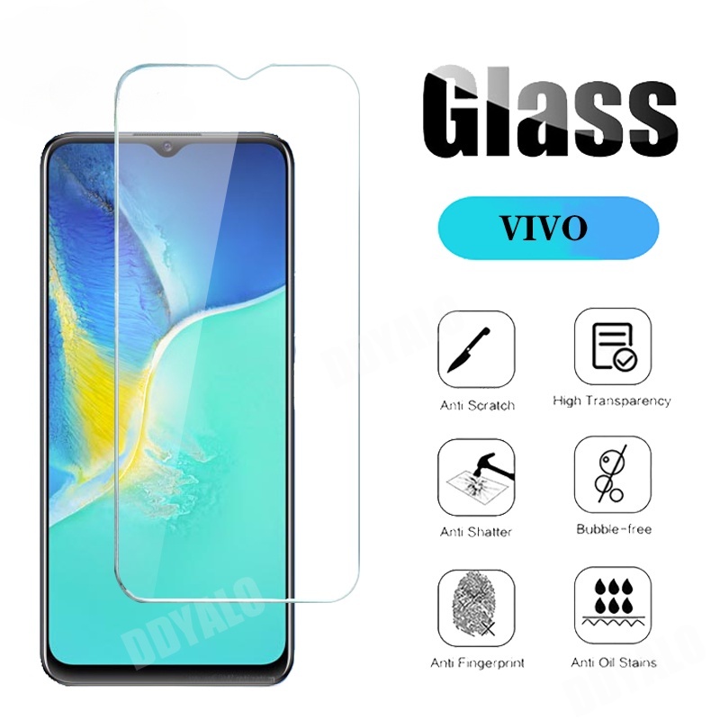 ฟิล์มกระจกนิรภัยกันรอยหน้าจอ สําหรับ VIVO Y17s Y27s Y27 Y02T Y02A Y36 Y02s Y02 Y22s Y16 Y35 Y15s Y15a Y21 Y21T Y33s Y33T Y76 V27e V25 V25e V21 V23e Y20 Y20i Y20s G Y12 Y15 Y17 Y30 Y50