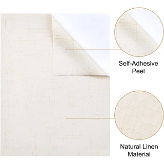 8x9.8 นิ้วผ้าลินินผ้าซ่อม Patch Self กาวแผ่นแพทช์สําหรับกระเป๋า Fabia Softs สติกเกอร์ตกแต่ง