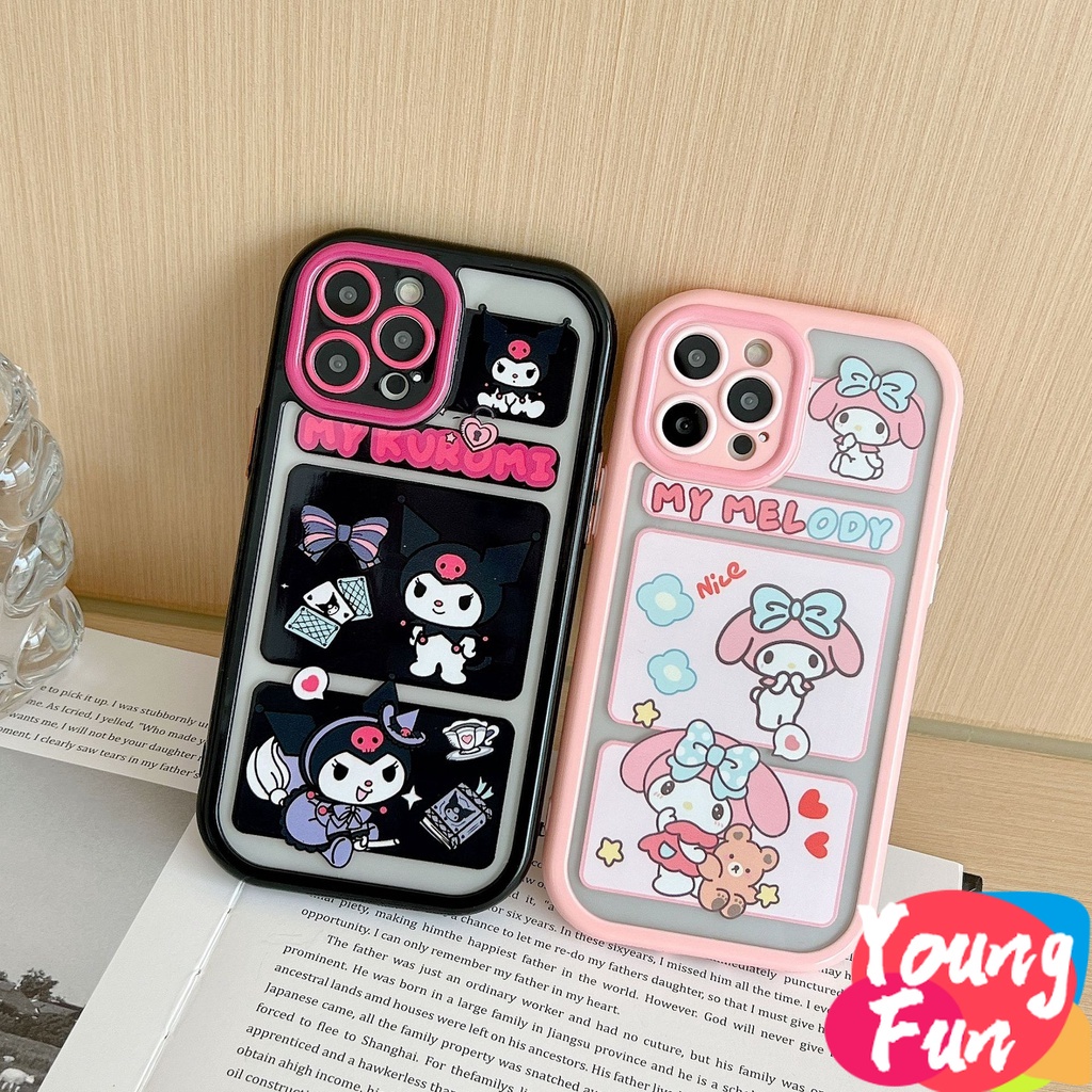 เคสโทรศัพท์มือถือ ลาย Kuromi Melody สําหรับ OPPO A15 A15s A35 5G A16 A16s A54s A16K A16e A17 A17K A31 2020 A8 A5 A3s A12E A5 2020 A9 2020 A53 2020 A32 2020 4G