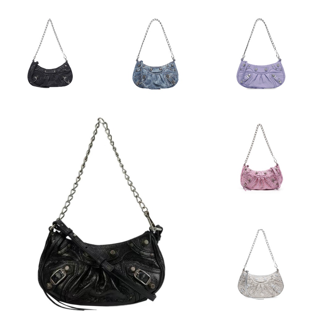 Balenciaga/New Style/Chain Bag/Shoulder Bag/Fashion Trend/ของแท้ 100%