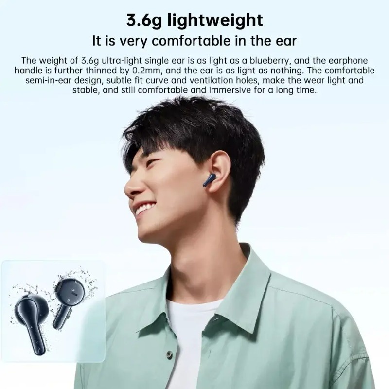 Vivo TWS Air 2 TWS หูฟังบลูทูธไร้สาย 5.3 AI ตัดเสียงรบกวน 30 ชั่วโมง สําหรับ IQOO 11 Pro