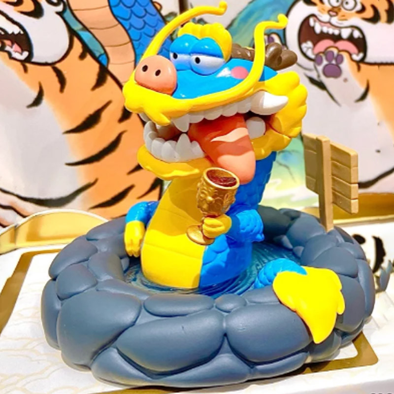 [พร้อมส่ง] ฟิกเกอร์ I'm Not a Fat Tiger Dragon Tenghuyue Series สําหรับตกแต่งรถยนต์