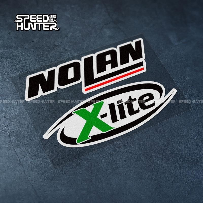 Nolan xlite Letter Sticker Motorcycle Shell Decorative Sticker Helmet Waterproof Sticker