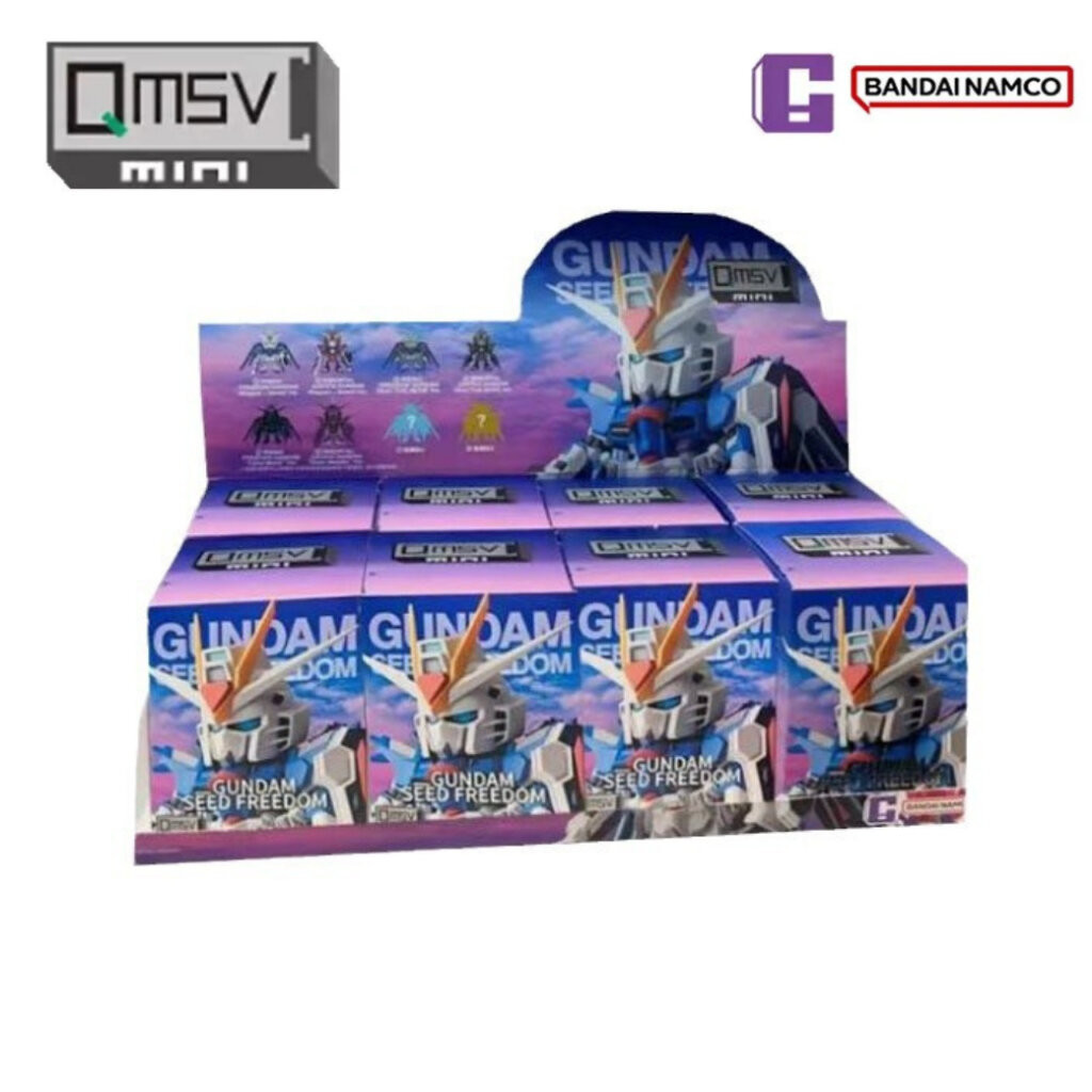 [พร้อมส่ง มือ1] Bandai Namco กล่องสุ่มกันดั้ม ซี้ดฟรีด้อม โมเดลกันดั้ม QMSV MINI GUNDAM SEED FREEDOM