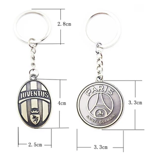 พวงกุญแจฟุตบอล Zinc Alloy ดีไซน์เท่สไตล์คลับฟุตบอล ของขวัญพรีเมียม สำหรับผู้ชายและแฟนบอล