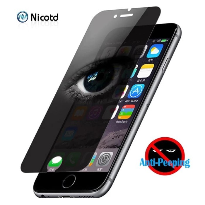ANTISPY IPHONE 6 PLUS TEMPERED GLASS PRIVACY SCREEN PROTECTION HSTGS