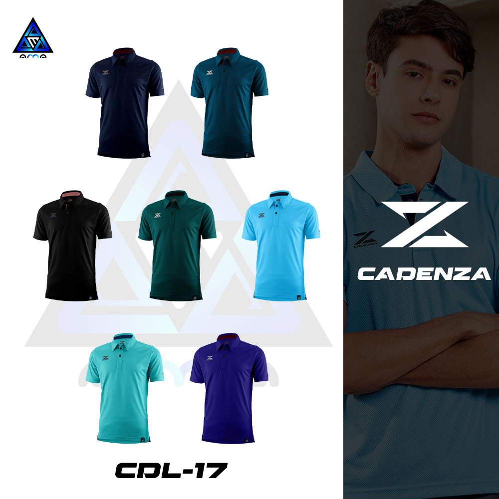 CADENZA เสื้อโปโลชายหญิง LUXURY POLO รหัส CDL-17 UNISEX S2 แท้100%
