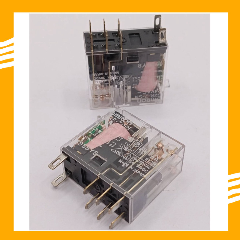 ถูกสุด! G2R-2-SN 24VDC  รีเลย์ 8ขา G2R-2-SN สินค้าถ่ายจากงานจริง