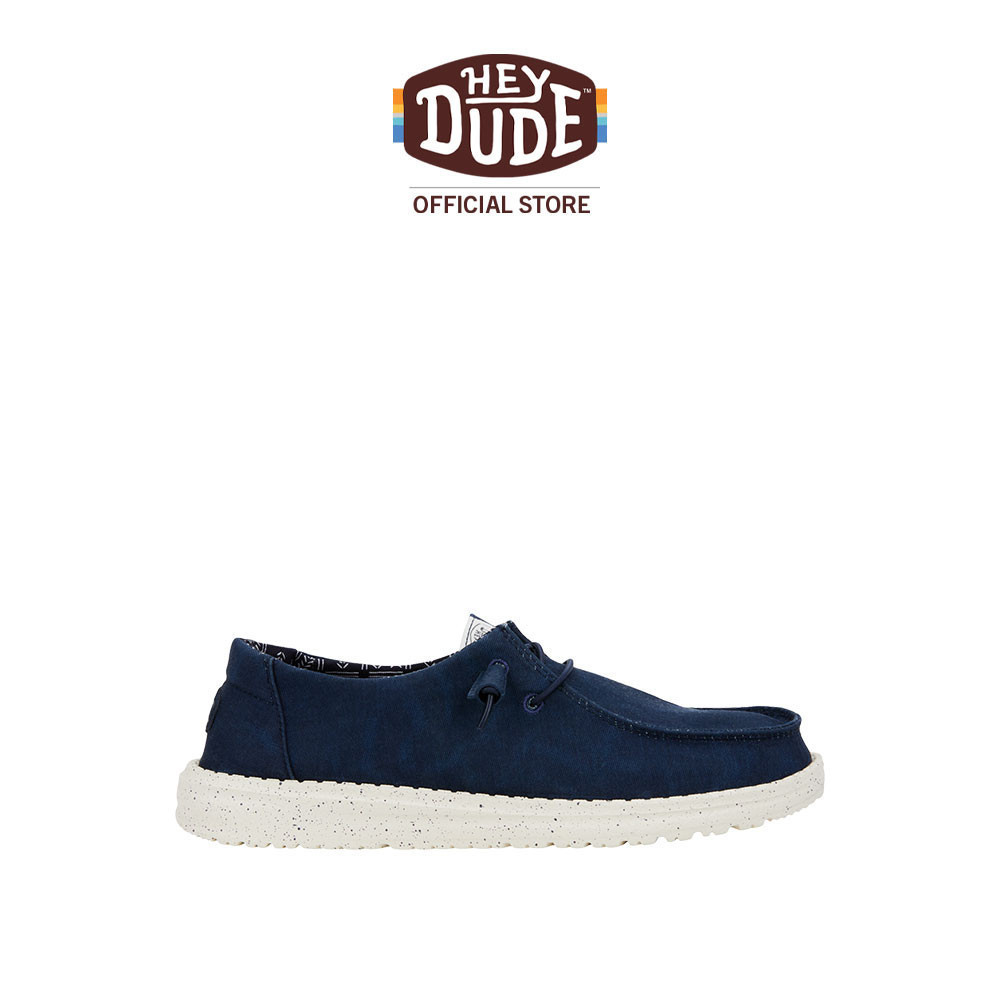 HEYDUDE รองเท้าลำลองผู้หญิง WENDY STRETCH CANVAS รุ่น 40902-410 - NAVY