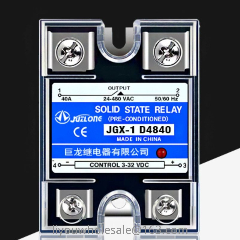 Jgx-1 D4840 4825 4860 4880 48100 SSR-40DA 25DA เฟสเดียวโซลิดสเตตรีเลย์