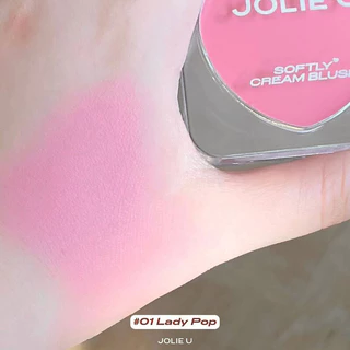 JOLIE U Softly Cream Blush 5g โจลี่ยู บลัชออนเนื้อครีม.