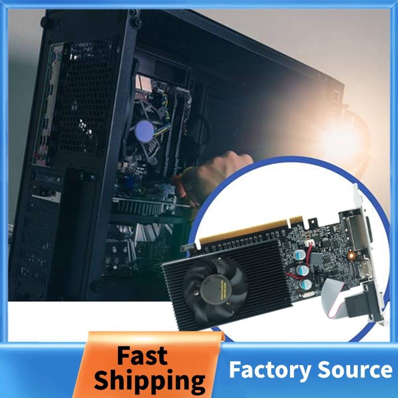 1 ชิ้น GT730 2GB กราฟิกการ์ด GT730 DDR3 64Bit DDR3 กราฟิกการ์ดอลูมิเนียม + ABS GT 730 DDR3 การ์ดวิดี