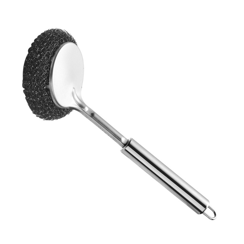 Gonna สแตนเลสสตีลขนสัตว์ Scrubber ฟองน้ําโลหะ Scrubber สําหรับทําความสะอาดจานหม้อกระทะย่างจาน Scrubb