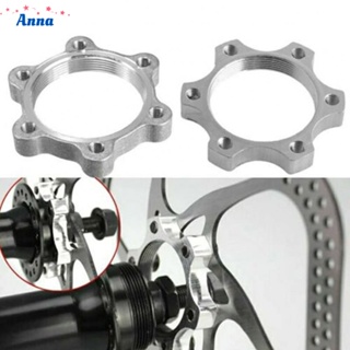 【Anna】Threaded Hubs Accessories Adapter Aluminum Alloy Replacement Silver 2pcs