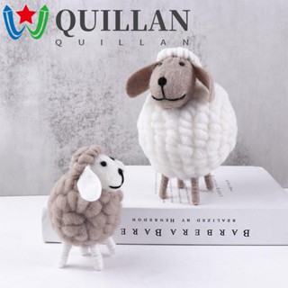 Quillan ตุ๊กตาแกะ ผ้าวูลสักหลาด ขนาดเล็ก เหมาะกับของขวัญ สําหรับตกแต่งโต๊ะ ปาร์ตี้ แกะ