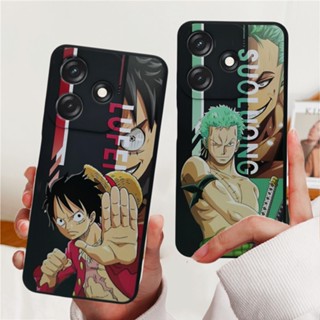 เคสโทรศัพท์มือถือ ลาย King of Thieves Luffy Sauron สีดํา สําหรับ Tecno SPARK 10C SPARK 10 4G SPARK 10 NFC