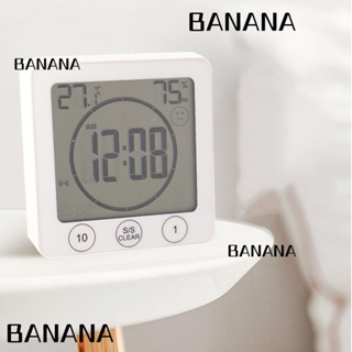 Banana1 เครื่องวัดอุณหภูมิความชื้นดิจิทัล หน้าจอ LCD ความแม่นยําสูง สําหรับห้องเด็กเล็ก