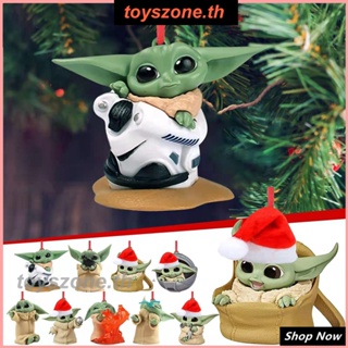 Disney Baby Yoda จี้ต้นคริสต์มาสแบนแขวนเครื่องประดับ Xmas Party ตกแต่งสำหรับห้องนอนห้องนั่งเล่น Navidad ของขวัญปีใหม่ (toyszone.th)