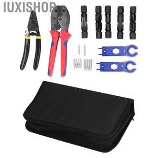 Iuxishop Solar PV Panel Crimping Tool Kit Connector Professional Stripping