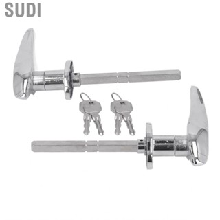 Sudi Door Handle Lustrous Appearance Car Exterior Lightweight 1 Pair for Vehicle