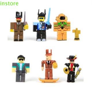 Instore Roblox โมเดลฟิกเกอร์ รูปปั้นมนุษย์จําลอง ขนาดเล็ก สําหรับตกแต่งภายในรถยนต์