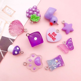 10 ชิ้น 19x19 มม. เรซิ่น องุ่น เปลือก แมว เนื้อ บอล ดาวห้าแฉก จี้ สําหรับเครื่องประดับ DIY อุปกรณ์