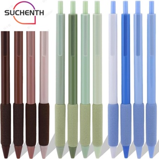 Suchenth ปากกาเจล 0.5 มม. พลาสติก สีดํา สําหรับสํานักงาน 12 ชิ้น