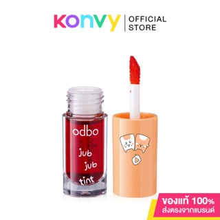 ODBO Jub Jub Tint 3g #OD576-03 Orange ลิปทินท์ลวดลายน่ารักๆ มาพร้อมหัวแปรงในตัวให้สัมผัสที่นุ่มนวล ดุจกำมะหยี่.