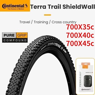 Continental Terra Trail MTB Bike Tire 29er Shieldwall 700x35C 700X40C 700X45C Tubeless Puncture Protection System Road Bike Gravel Tire