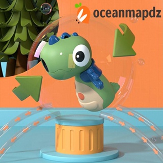 Oceanmapdz ของเล่นเป่าฟองสบู่ไฟฟ้า รูปไดโนเสาร์ ของเล่นกลางแจ้ง|เครื่องเป่าฟองสบู่ พลาสติก ซีเมนต์ รูปสัตว์ ของเล่นฤดูร้อน