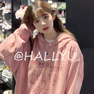 HALLYU  เสื้อผ้าผู้ญิง แขนยาว เสื้อฮู้ด คลุมหญิง สไตล์เกาหลี แฟชั่น  ins รุ่นใหม่ สบาย Unique A98J390 36Z230909