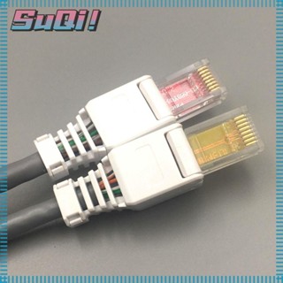 Suqi RJ45 CAT6 ตัวเชื่อมต่อ ปลั๊กหัวคริสตัล CAT6 RJ45 ไม่ต้องใช้แรงกด UTP