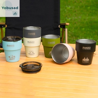 [Yobusad.th] แก้วมักสเตนเลส มีฉนวนกันความร้อน ขนาด 300 มล. สําหรับใส่เบียร์ ชา นม เดินทาง ตั้งแคมป์