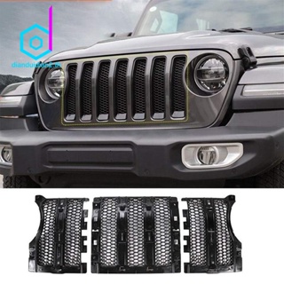 กระจังหน้าตาข่าย ป้องกันแมลง อุปกรณ์เสริม สําหรับ Jeep Wrangler JL JT Gladiator 2018-2024