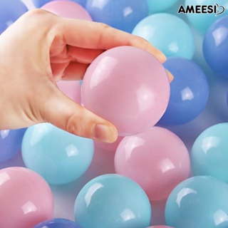 Ameesi ลูกบอลพลาสติก หลากสี 100 ชิ้น สําหรับสระว่ายน้ํา