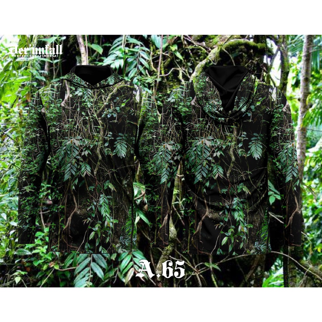 Jungle Secret Realm Hoodie Forest Camouflage Style Hoodie Top