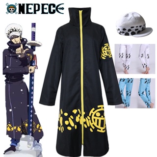 เสื้อคลุมคอสเพลย์ ตัวละครอนิเมะ One Piece Trafalgar Law Two Years