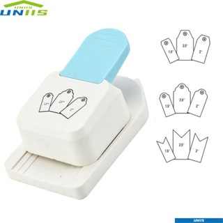 Uniis 3 in 1 เครื่องเจาะมุม ลายนูน สําหรับสมุดภาพ