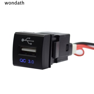 Wonda อะแดปเตอร์ซ็อกเก็ตชาร์จ USB วิทยุรถยนต์ QC3.0 12-24 V ทนทาน อุปกรณ์เสริม สําหรับรถยนต์ Camry