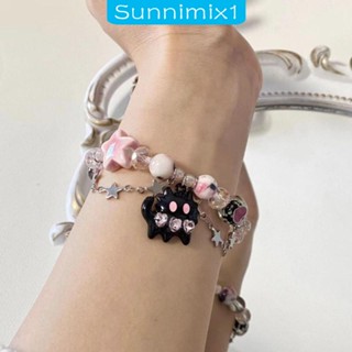 [Sunnimix1] สร้อยข้อมือ ประดับลูกปัด แฮนด์เมด เครื่องประดับ สําหรับผู้หญิง