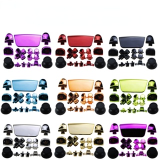 Nslikey ปุ่มกดควบคุมเกม โครเมี่ยม ABXY สําหรับ Sony PS5 3.0 …