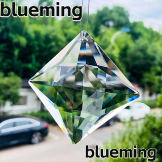 Blueming2 จี้คริสตัลปริซึม ทรงสี่เหลี่ยม 50 มม. สําหรับแขวนตกแต่งผ้าม่าน หน้าต่าง บ้าน งานแต่งงาน