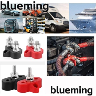 Blueming2 ขั้วต่อแบตเตอรี่ 12V 24V M6 M8 ทนทาน สําหรับรถยนต์ รถบรรทุก เรือ RV