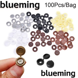 Blueming2 สกรูบานพับ ตกแต่งเฟอร์นิเจอร์ 100 ชิ้น ต่อถุง